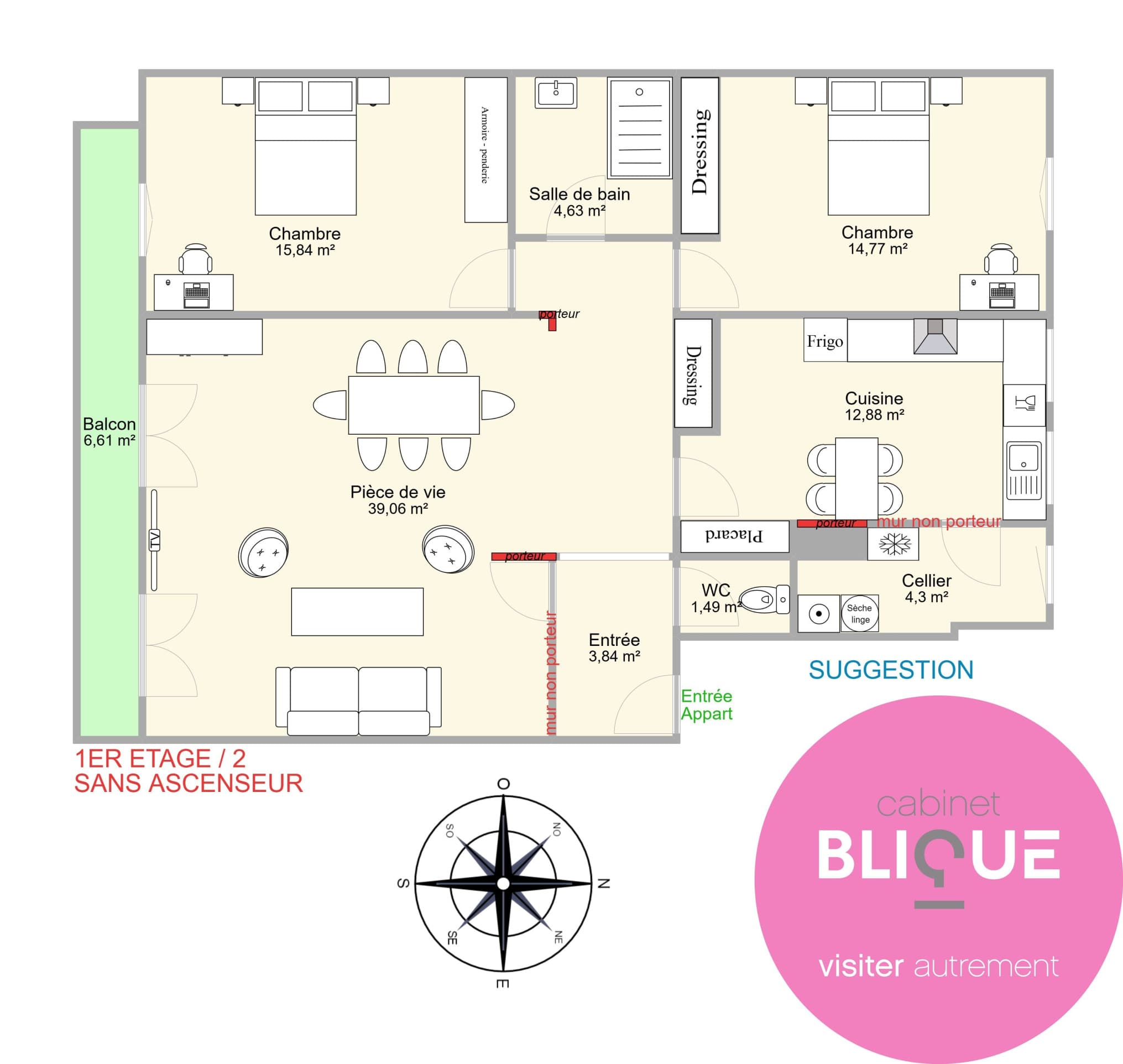 Photo 11 - UN APPARTEMENT, 3 SCENARIOS, A VOUS DE CHOISIR !