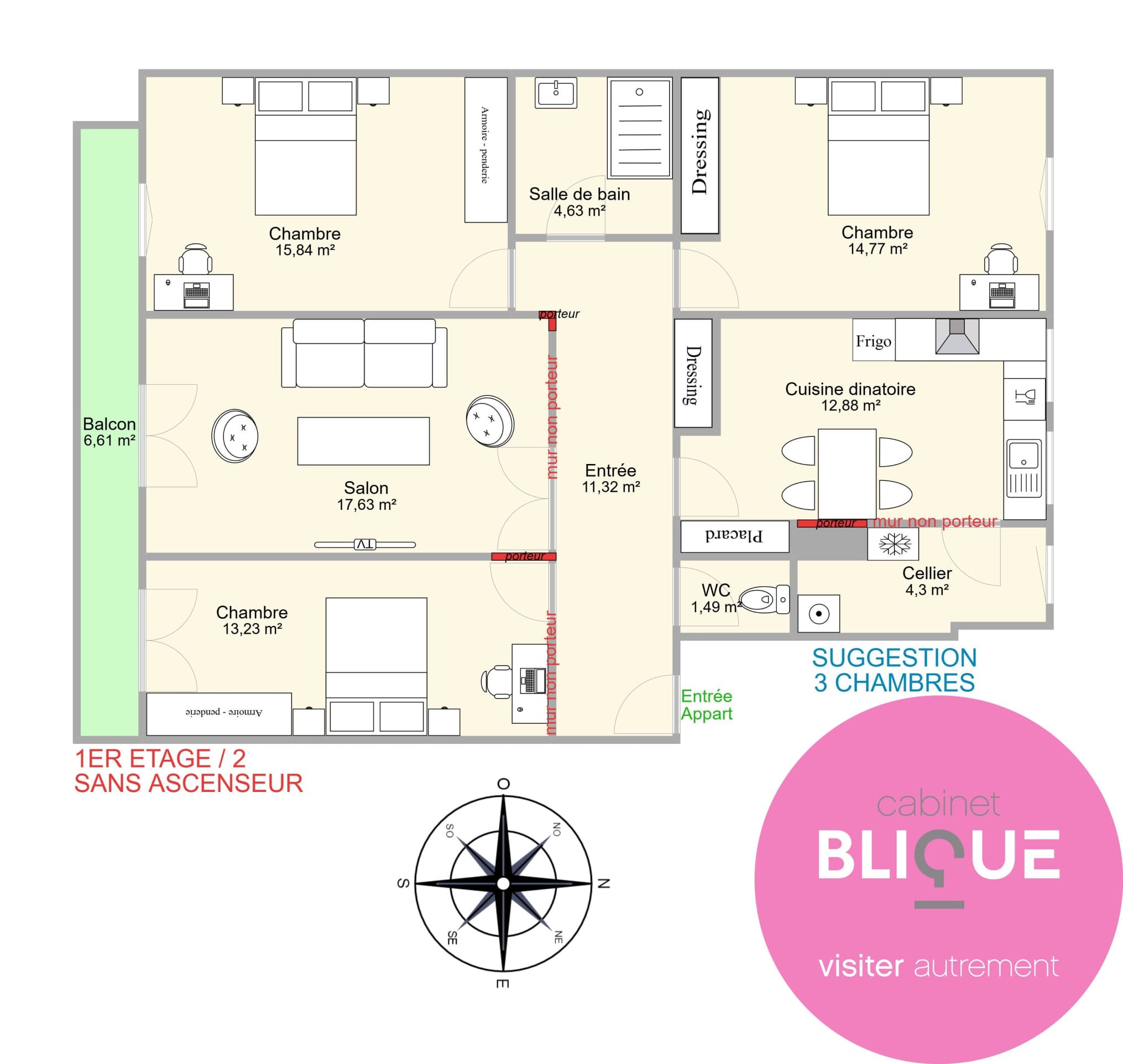 Photo 12 - UN APPARTEMENT, 3 SCENARIOS, A VOUS DE CHOISIR !