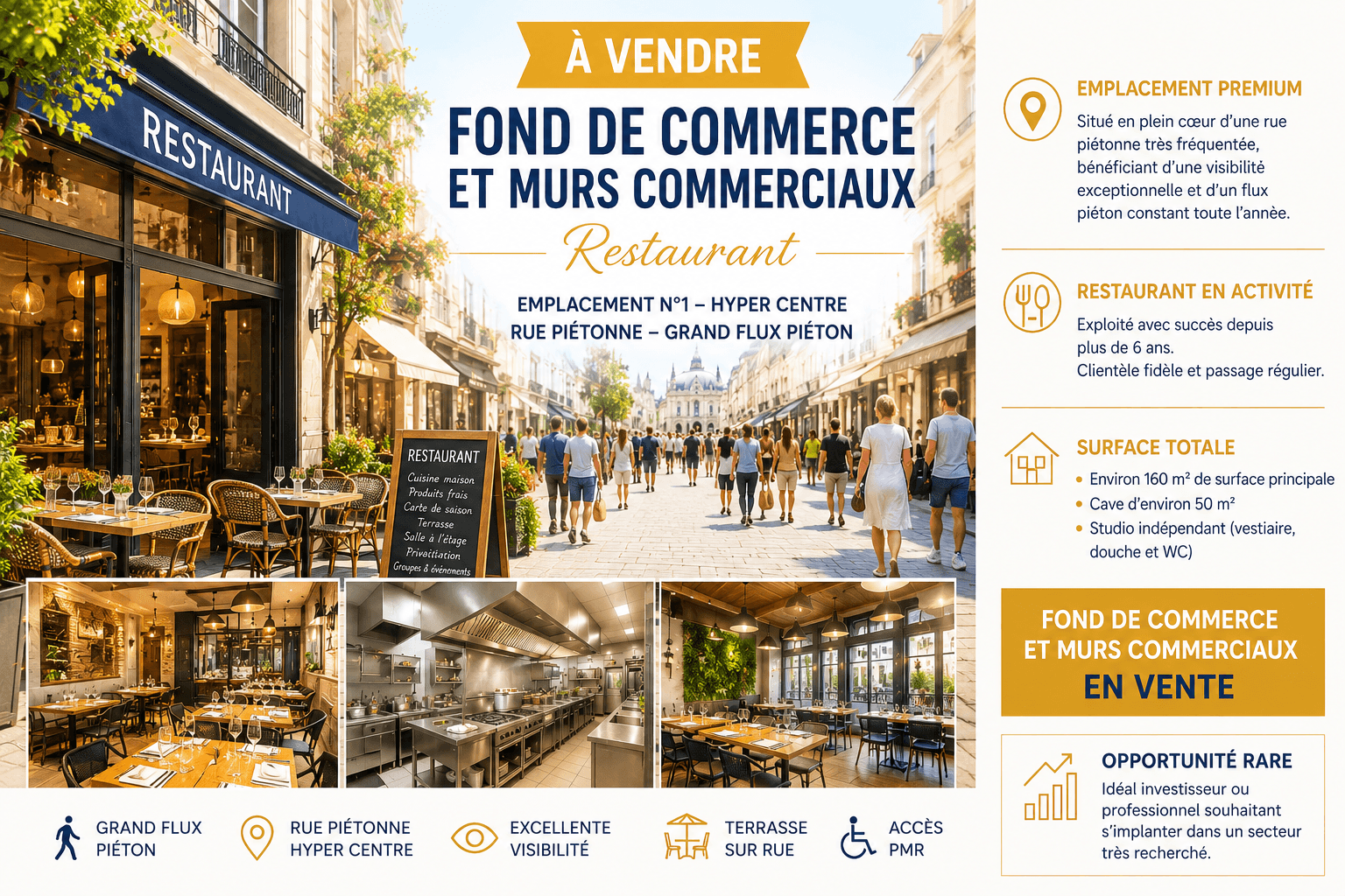 Photo principale - QUI VEUT REPRENDRE UNE BELLE ADRESSE ?