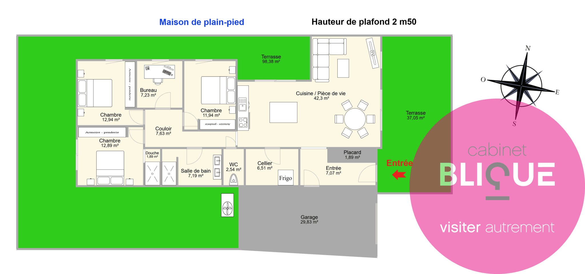 Photo 10 - 125 M2 DE PLAIN-PIED, ET 2 000 M2 POUR PRENDRE L’AIR