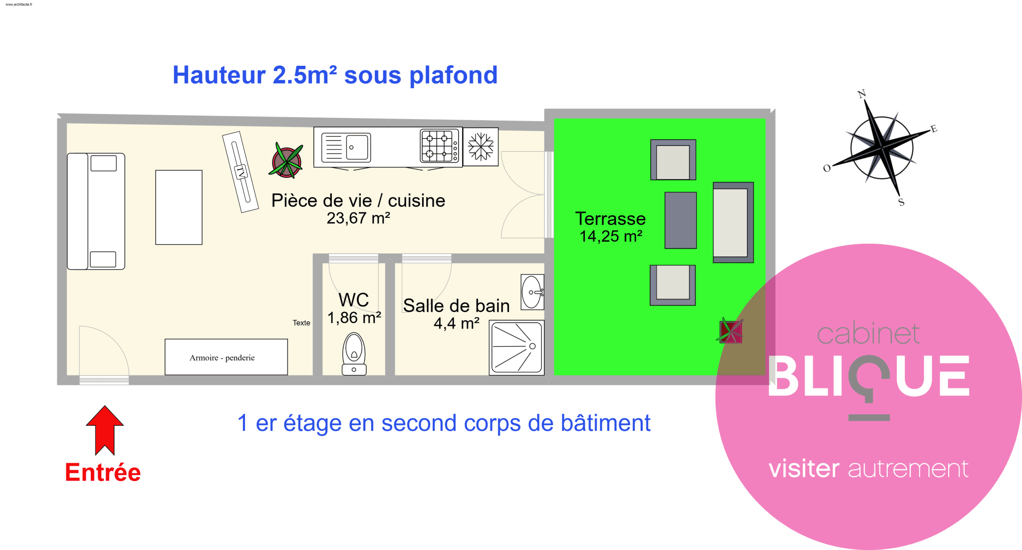 Photo 10 - PETIT FORMAT. GRANDE TERRASSE. GROS POTENTIEL.